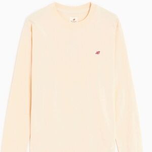 NEW New Balance Made In USA Long Sleeve Core Mens T Shirt Macademia MT21542-MCU